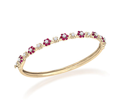 Diamond and Ruby bracelet